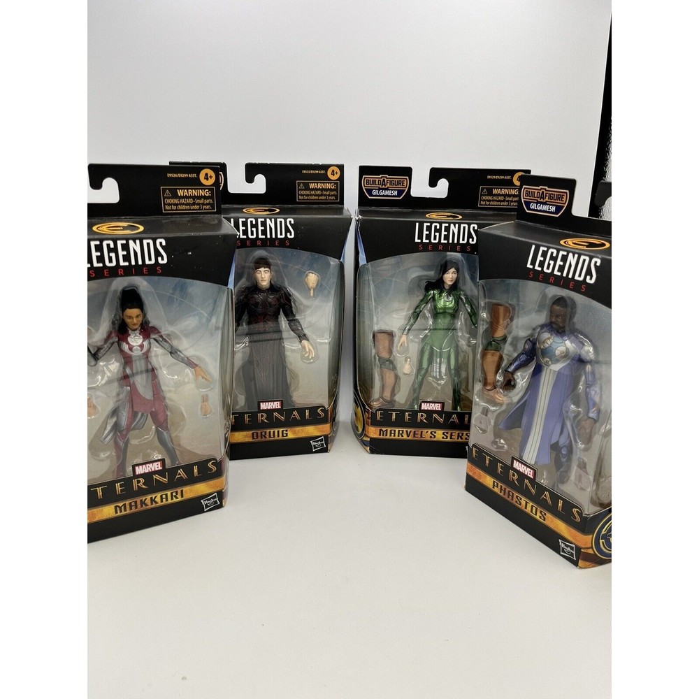 Marvel Legends Series Eternals SERSI  DRUIG MAKKARI PHASTOS New In Box BAF Lot 4